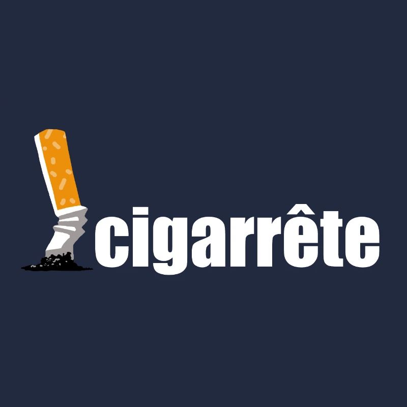 zerquetschte Zigarette