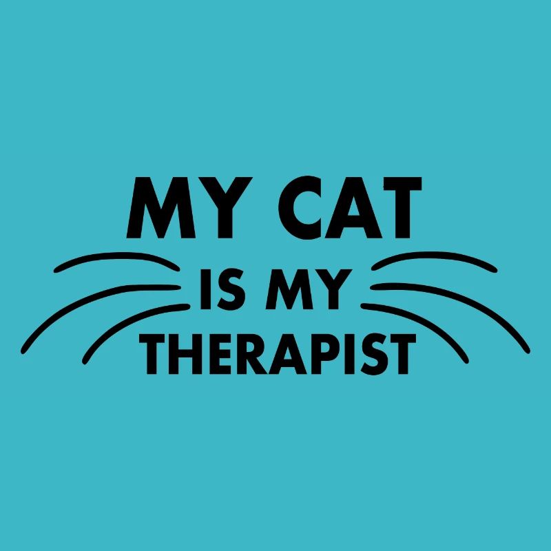 my cat is my therapist