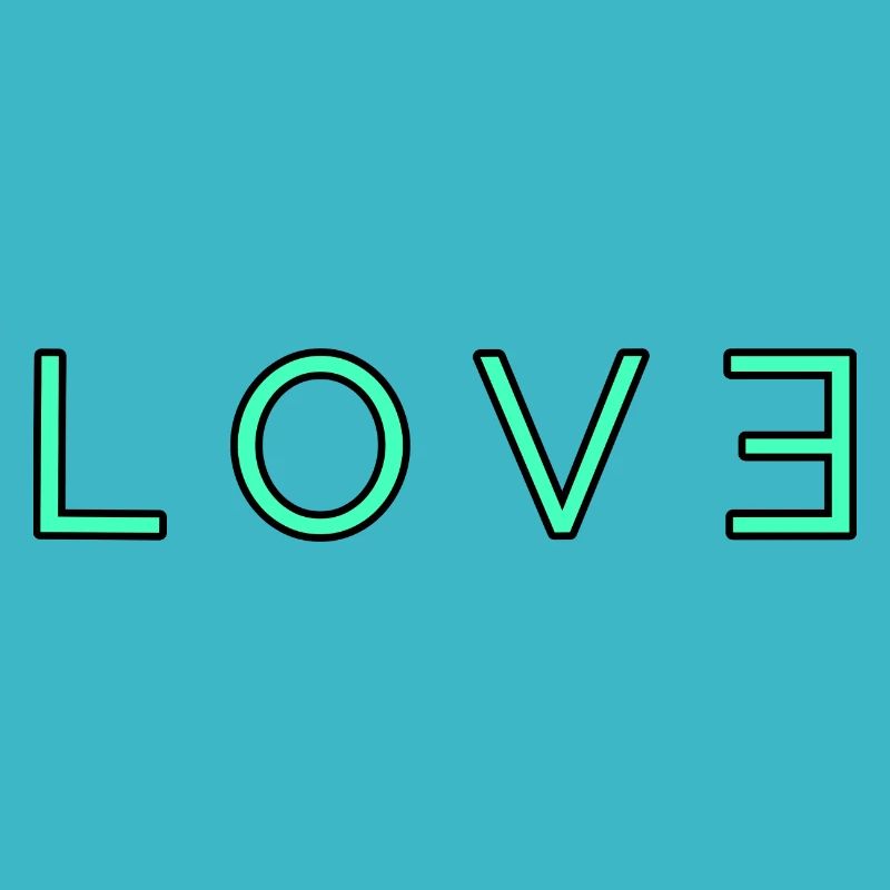 Logo d’amour Turquoise