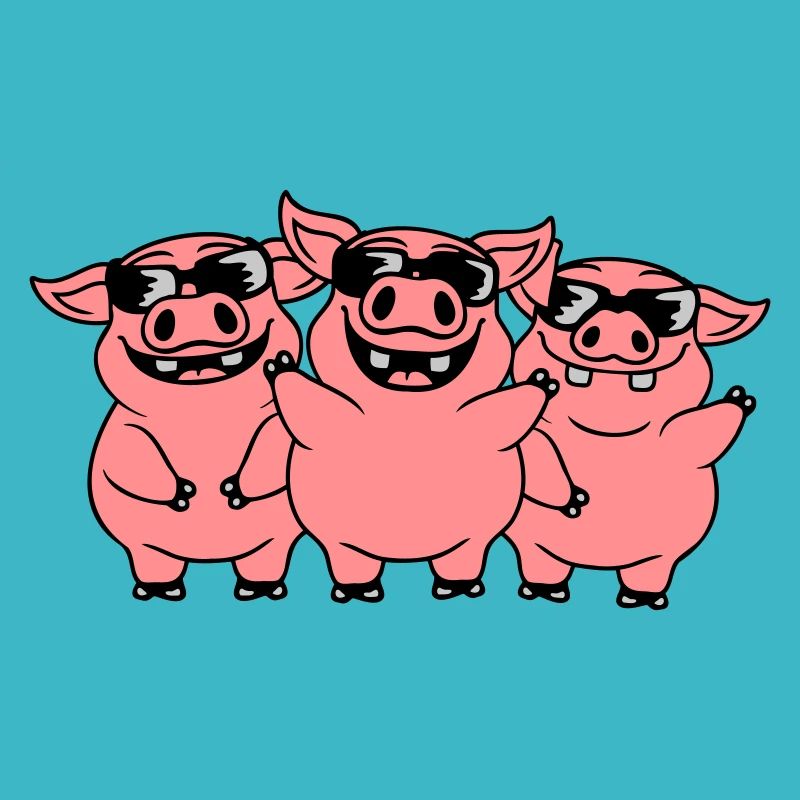 Sunglasses Cool Pigs Team