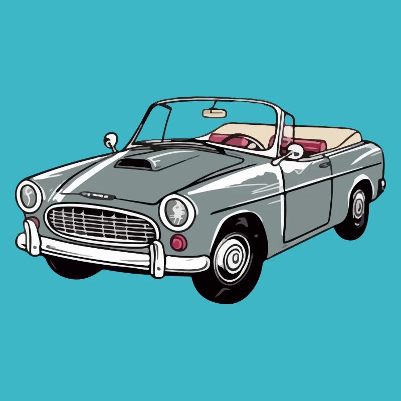 Graues Cabriolet