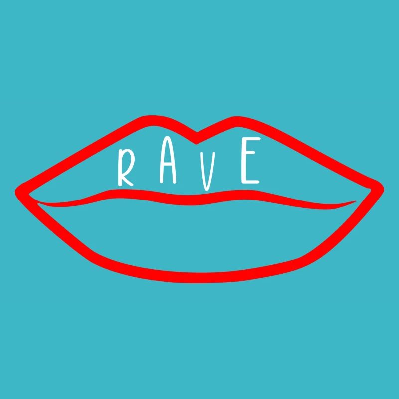 Rave-Lippen