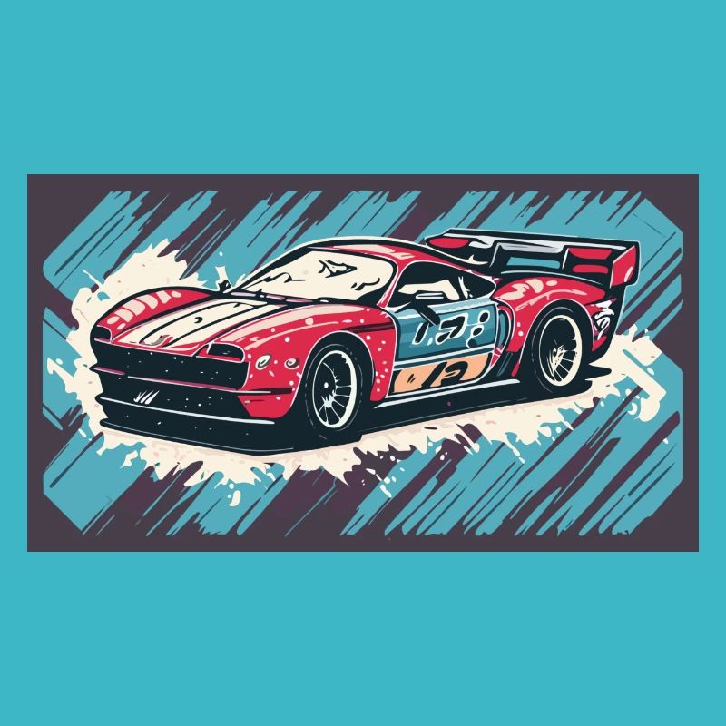 Racecar Red-Blue