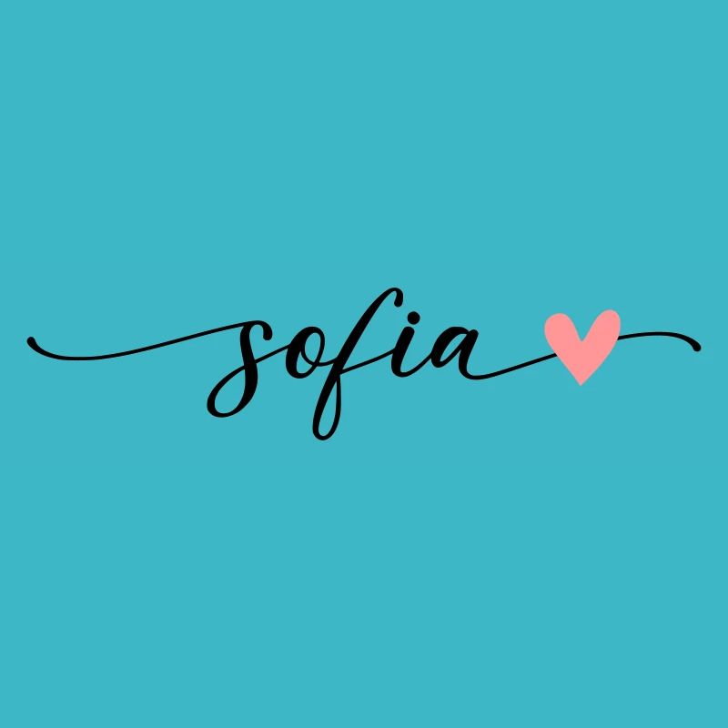 Sofia Name Calligraphy Font
