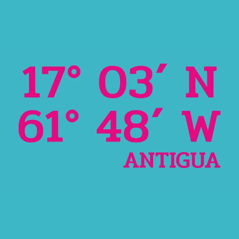 Antigua Coordinates - Coordinates - Caribbean