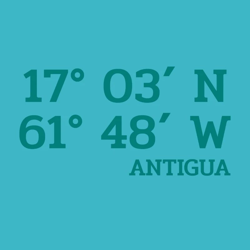 Antigua Coordinates - Coordinates - Caribbean