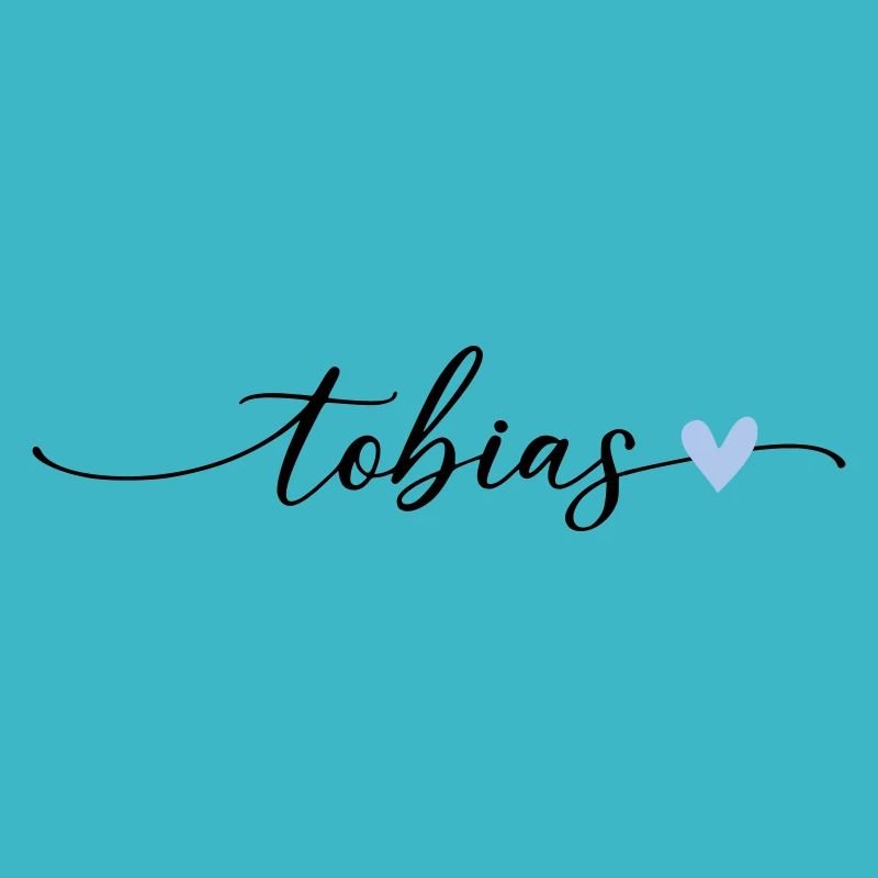 Tobias Name Calligraphy Font
