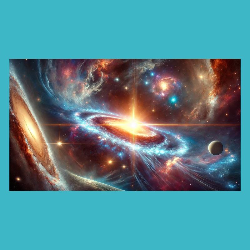 Quasar im Universum