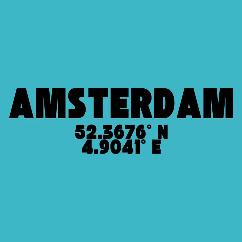 Amsterdam - Design with coordinates
