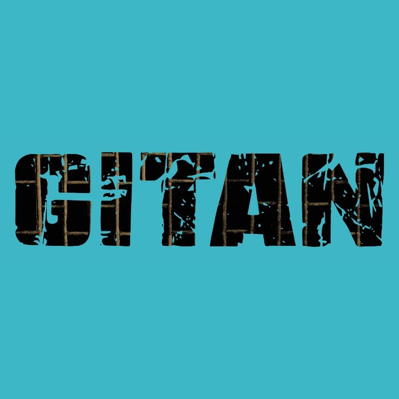 Gitan Grunge motif brique brun