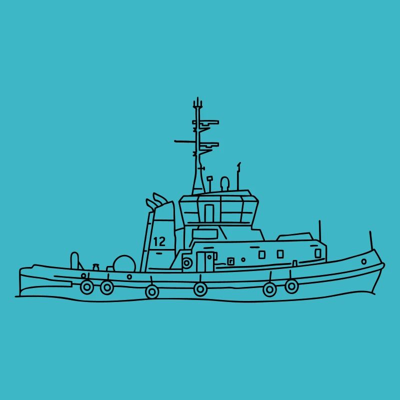 Tug or towing boat