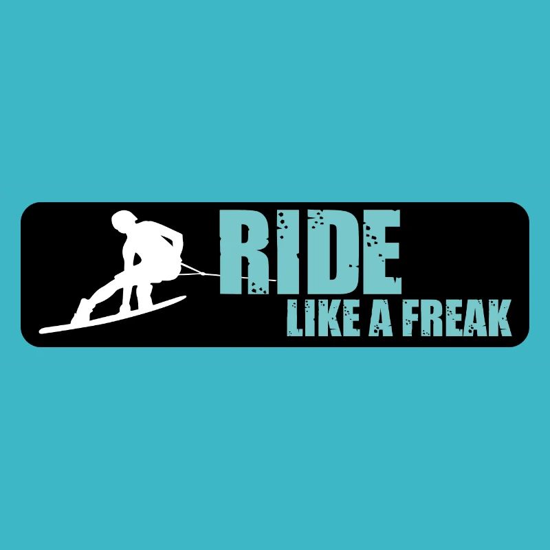 Roulez comme un saut de motif monstre en wakeboard Cablewake