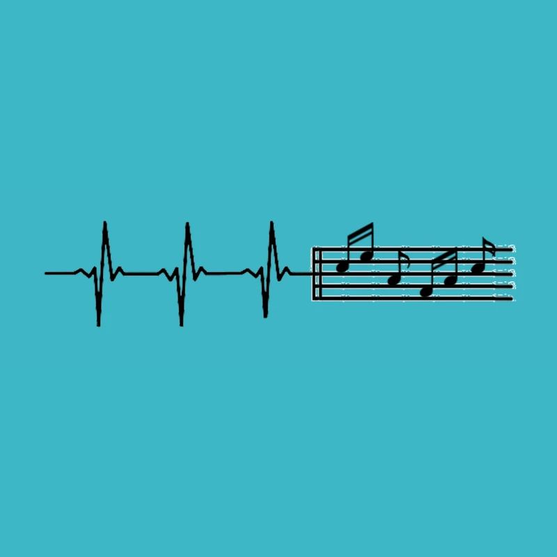 Notes de musique Heartbeat EMP