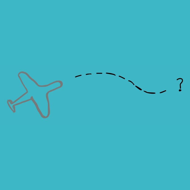 Flugzeug Route