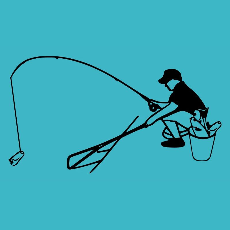 pêcheur à la ligne