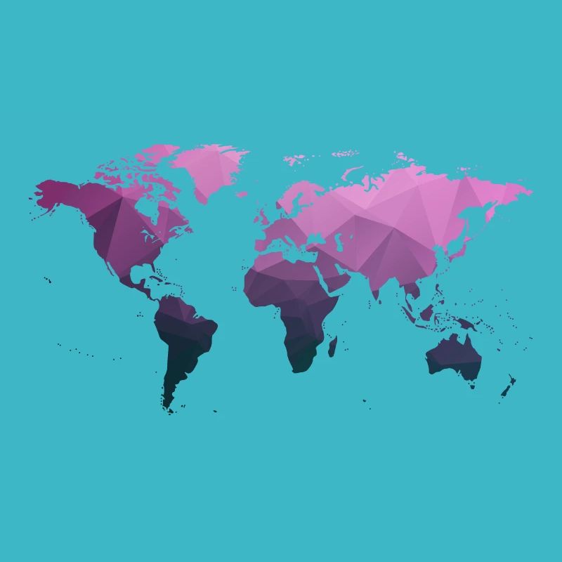 World map "Triangle"