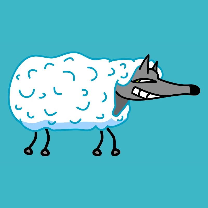 Loup dans les vêtements de brebis