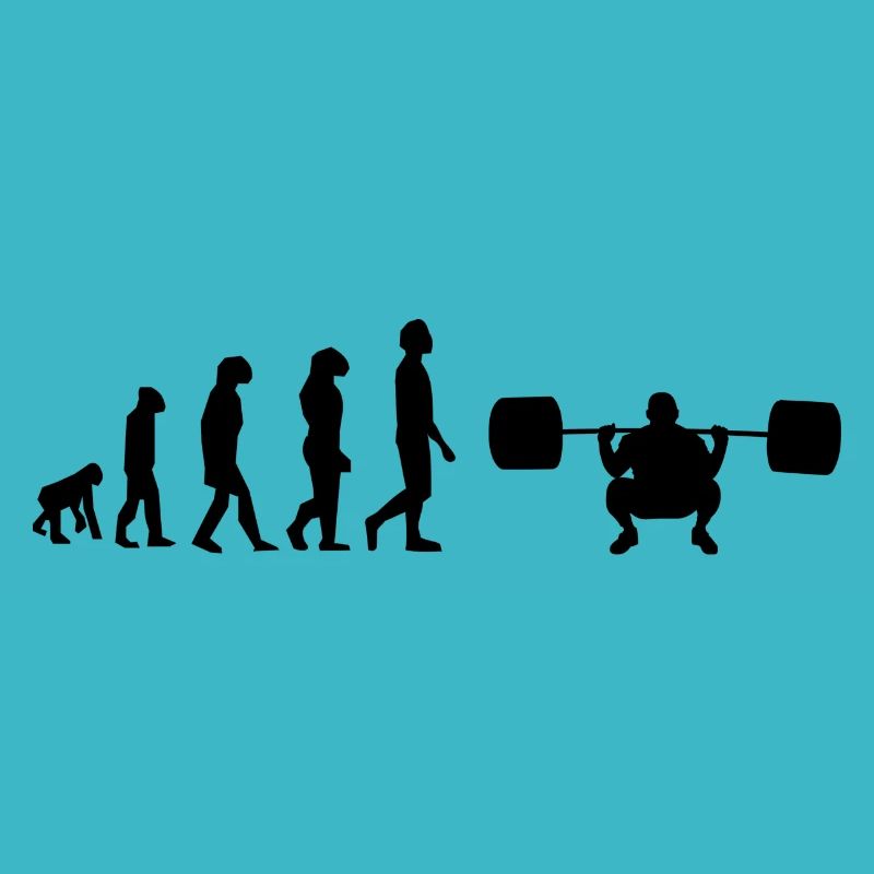 Evolution des Gewichthebens