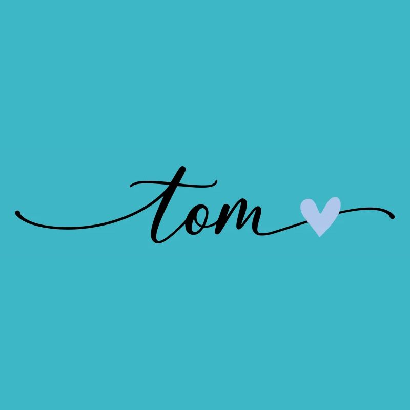 Tom Name Calligraphie Police