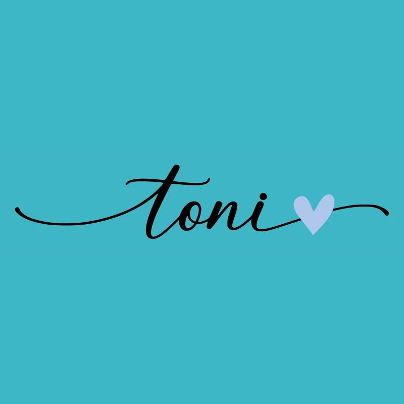 Toni Name Calligraphy Font