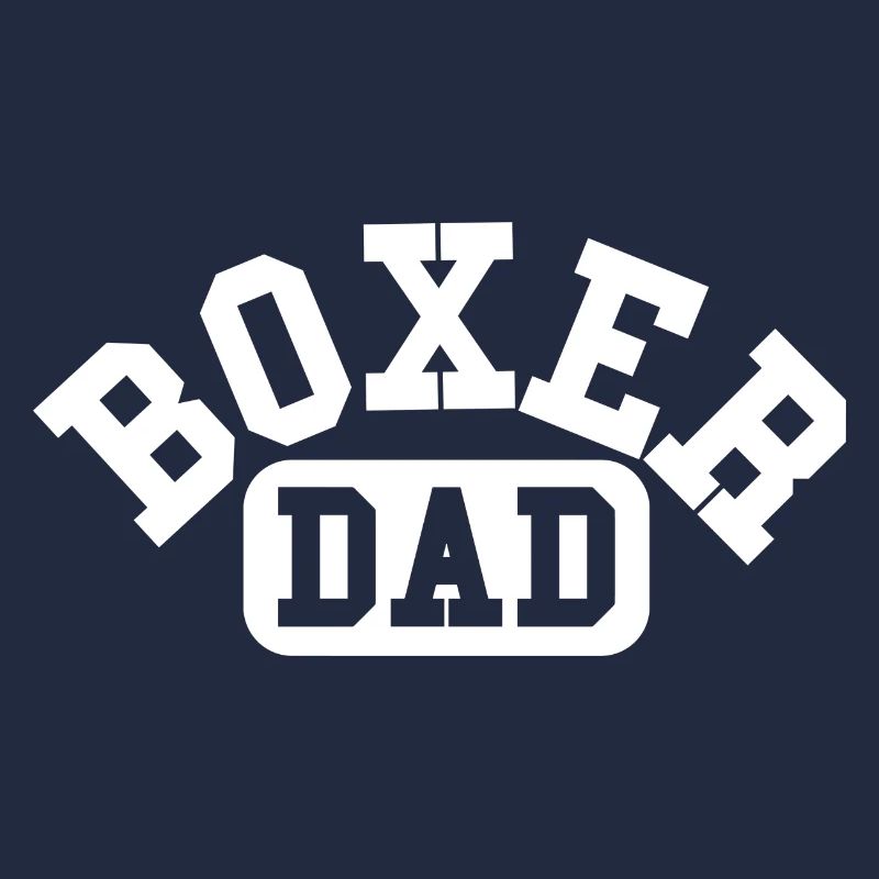 Boxer dad white