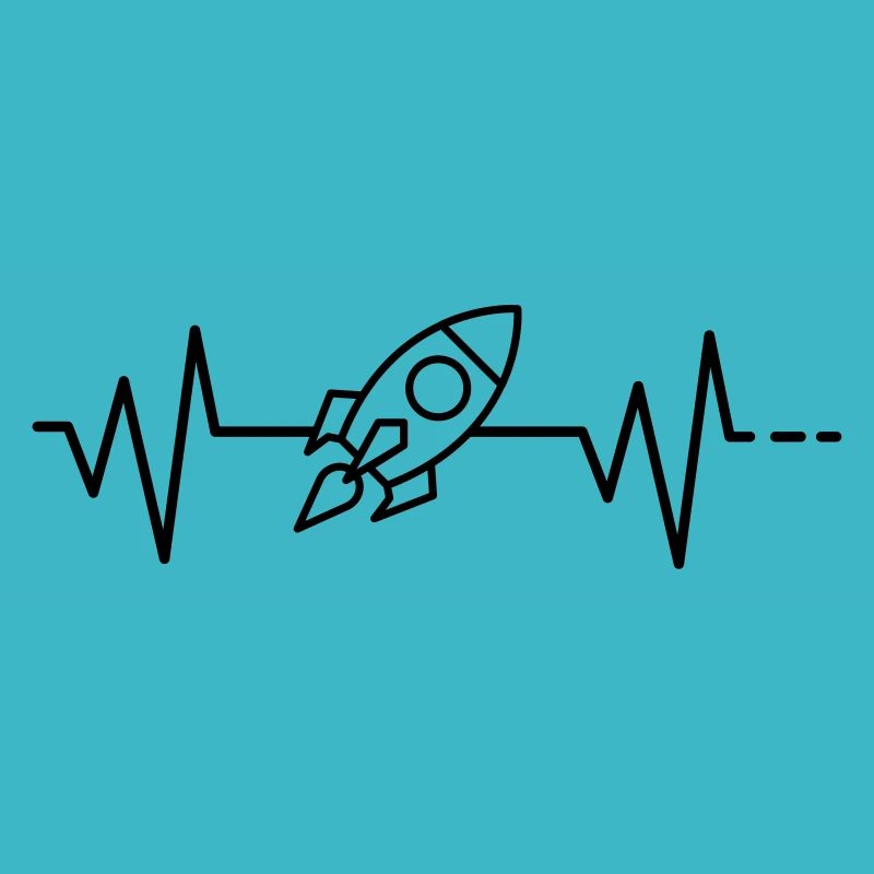 Rythme cardiaque - Fusée, Espace, Espace, Voler, Espace