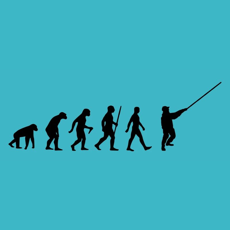 Pêcheur canne à pêche pêcheur Evolution Fishing