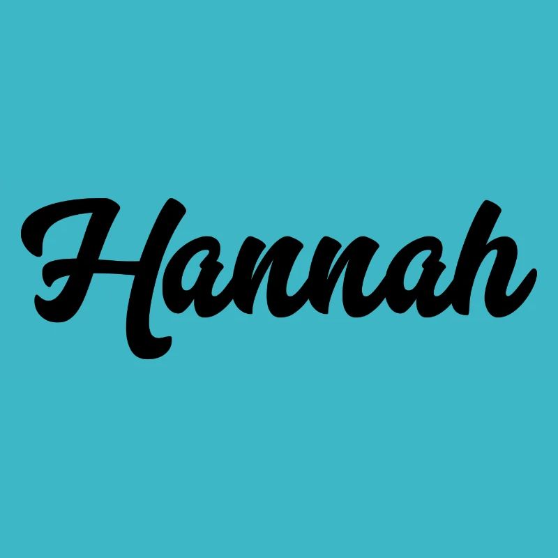 Hannah Custom Text Nom d’anniversaire