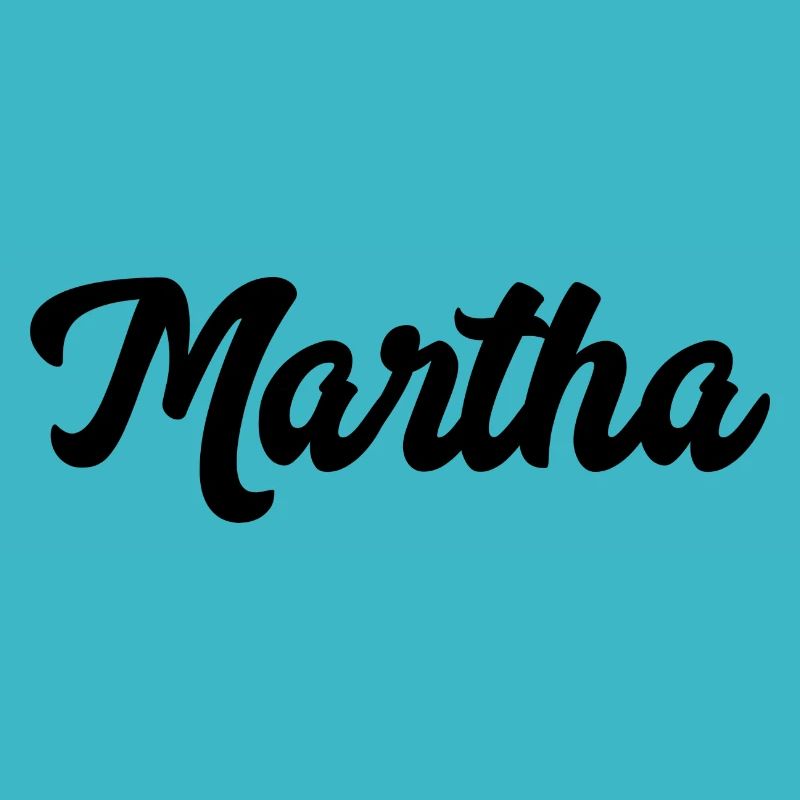 Martha Custom Text Nom d’anniversaire