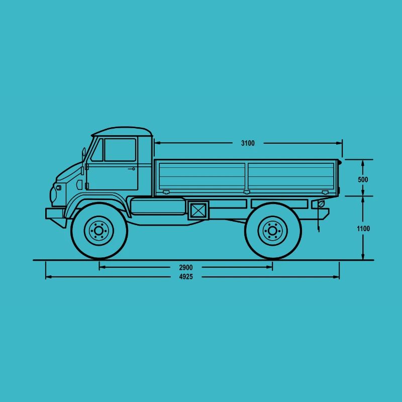 Unimog - Oldtimer - Universal motor device