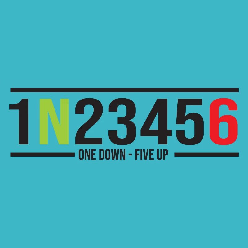Engrenages de moto 1N23456 One Down-Five Up