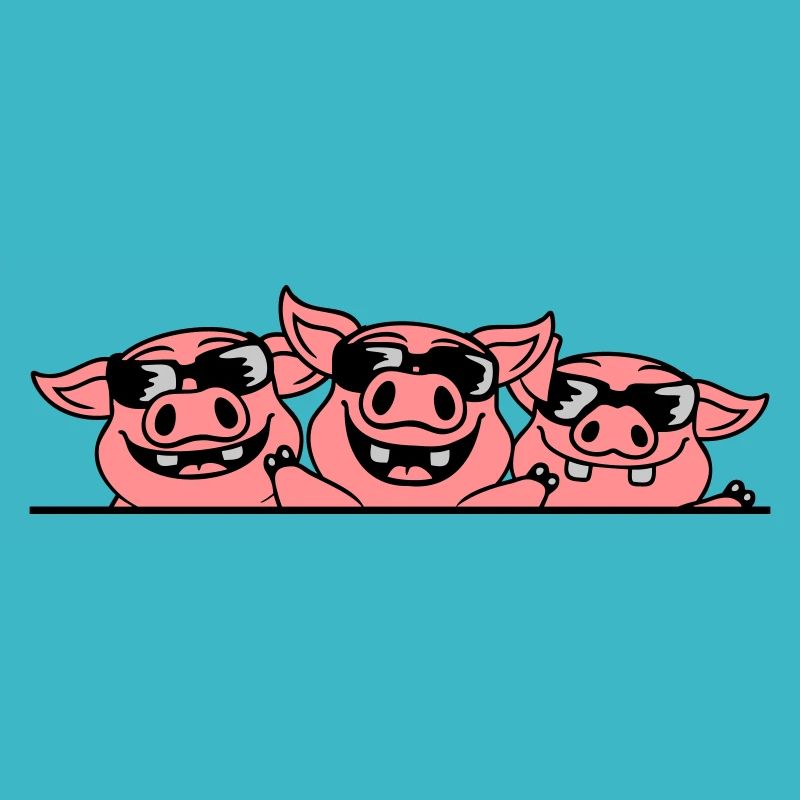Crew Sunglasses Cool Pigs