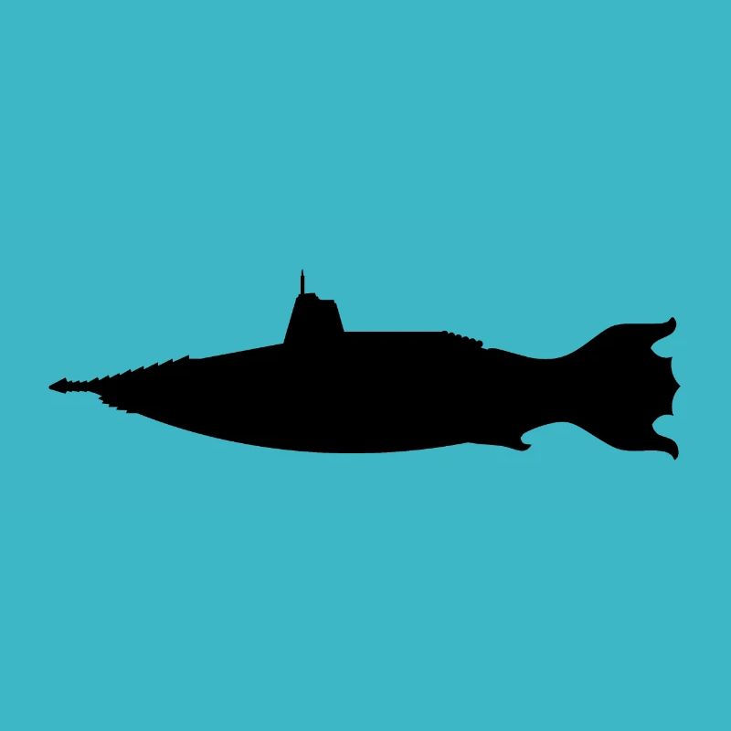 Fantasie Unterseeboot, Silhouette