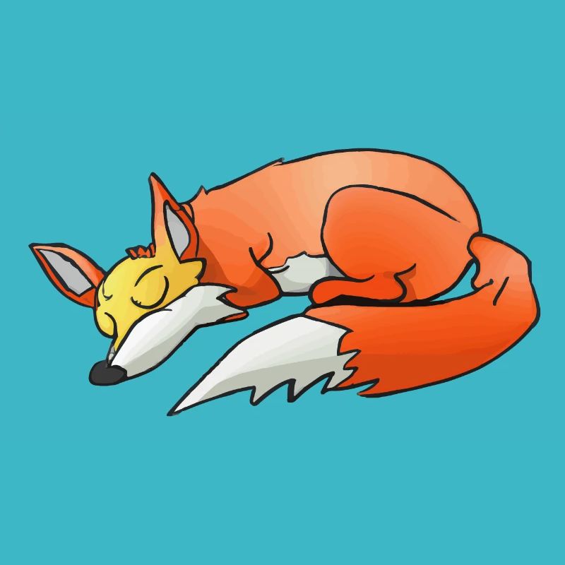 Sleeping Fox Chemise de couchage Fox Lover