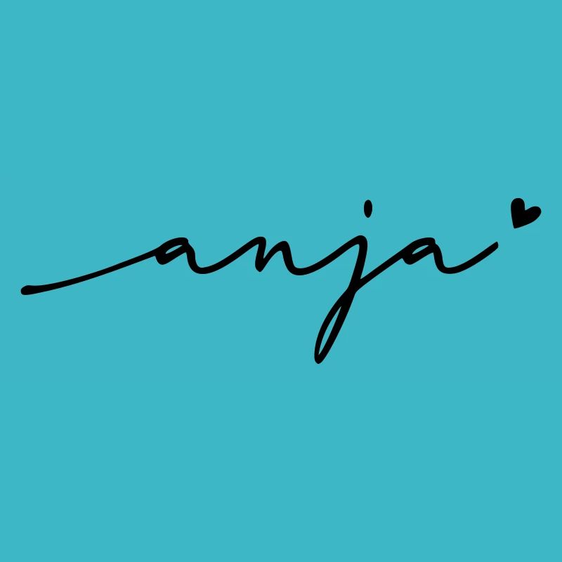 Nom cursif d’Anja