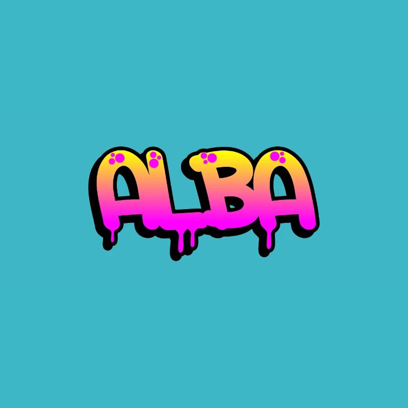 Graffiti name Alba