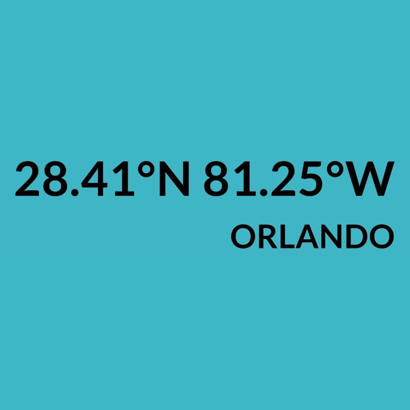 Orlando, Florida, USA Coordinates