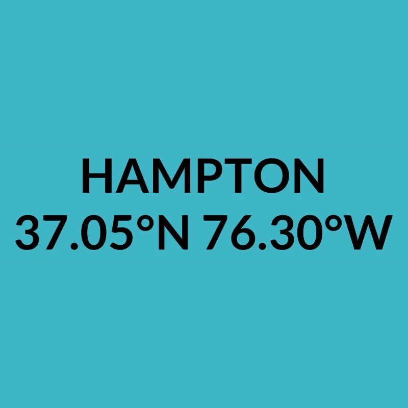 Hampton, Virginia, USA Coordinates