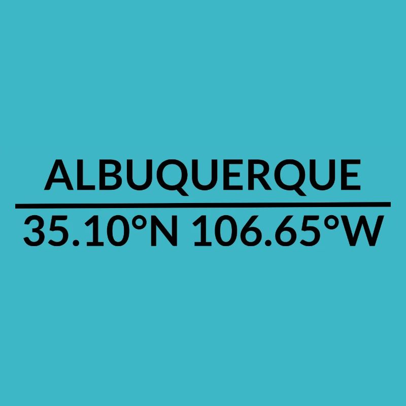 Albuquerque, New Mexico, USA Coordinates