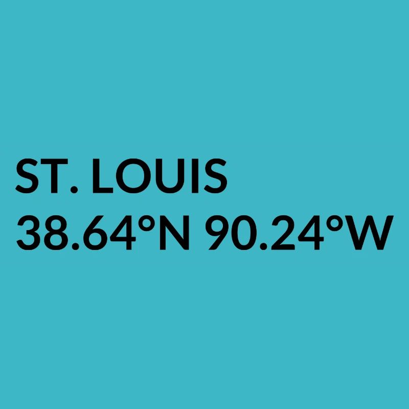 St. Louis, Missouri, USA Coordinates