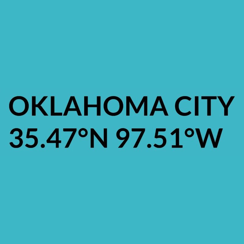 Oklahoma City, Oklahoma, USA Coordinates