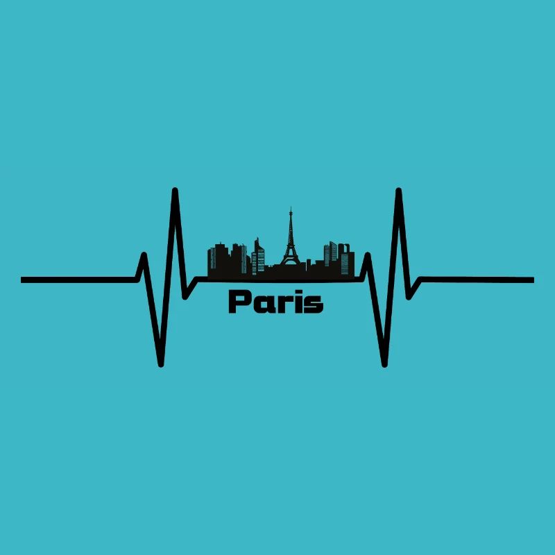 Heartbeat with Skyline Paris