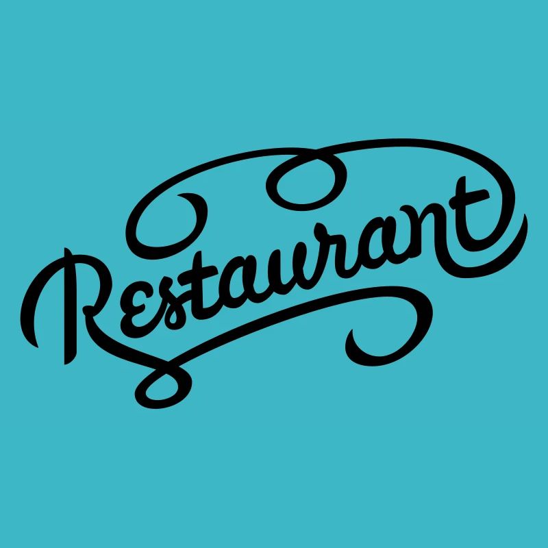 Restaurant lettering