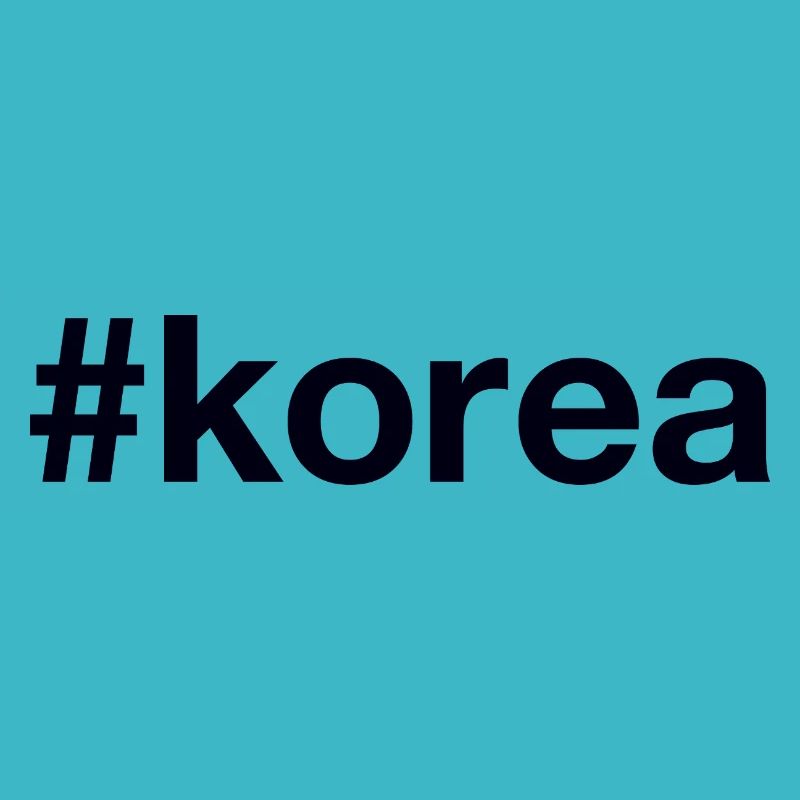 KOREA Hashtag