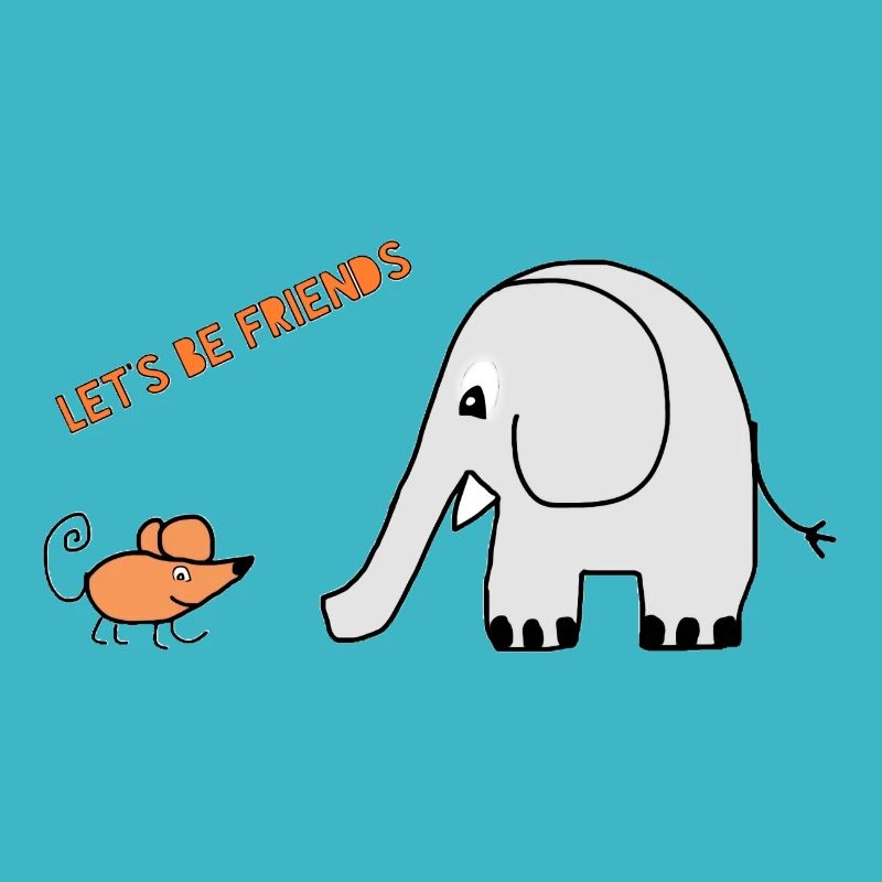 Elefant und Maus, Freunde
