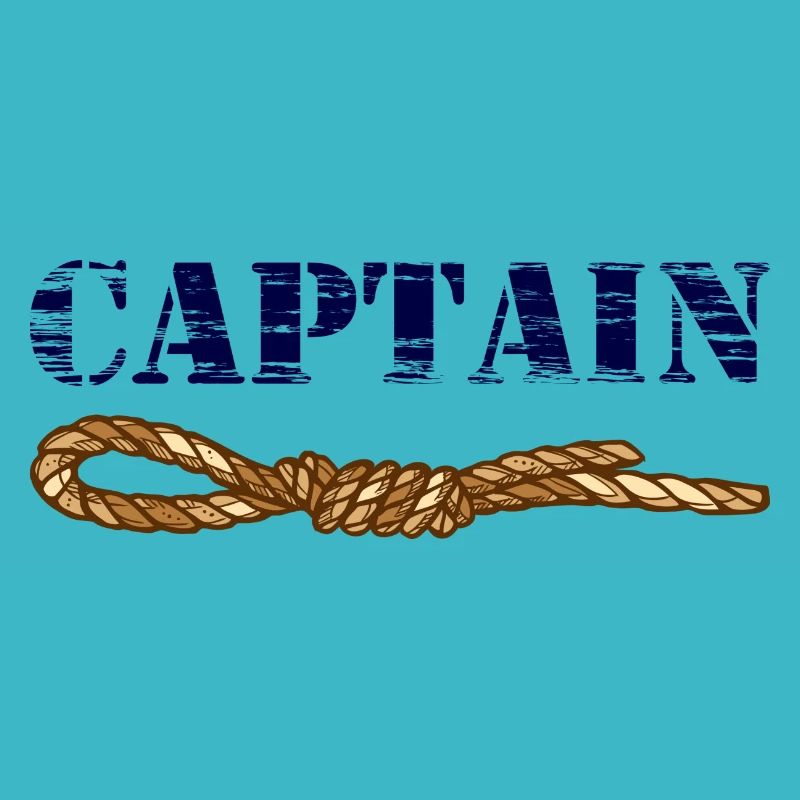 Captain Captain maritime style with seaman's knot