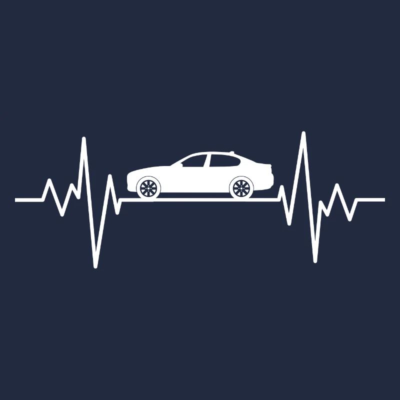 Auto Herzfrequenz. Auto Geschenk
