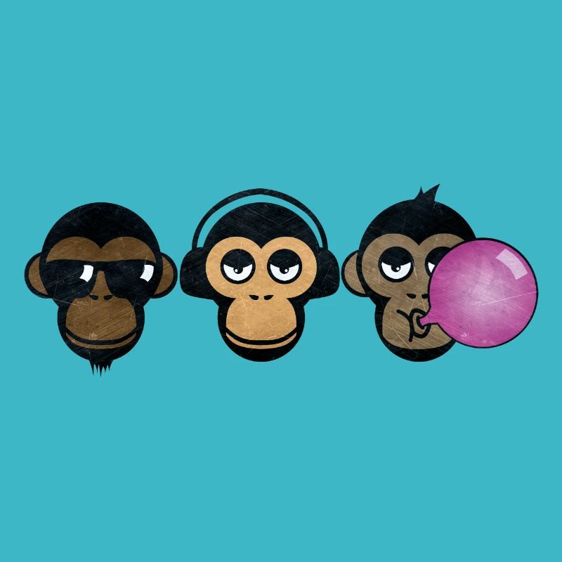 Trois singes