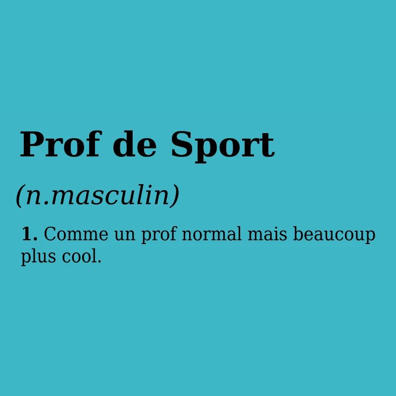 Définition Enseignant sport