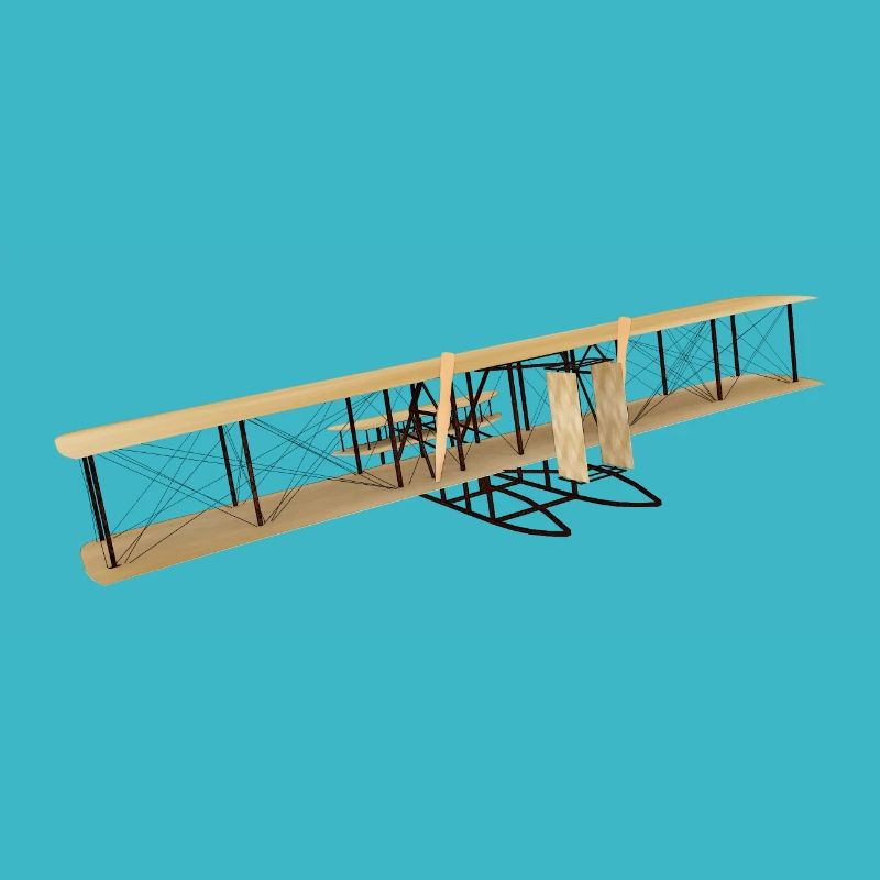 Historisches Motorflugzeug von 1905